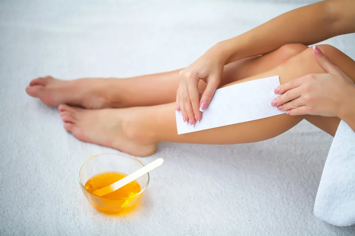 Before-and-after Brazilian waxing results